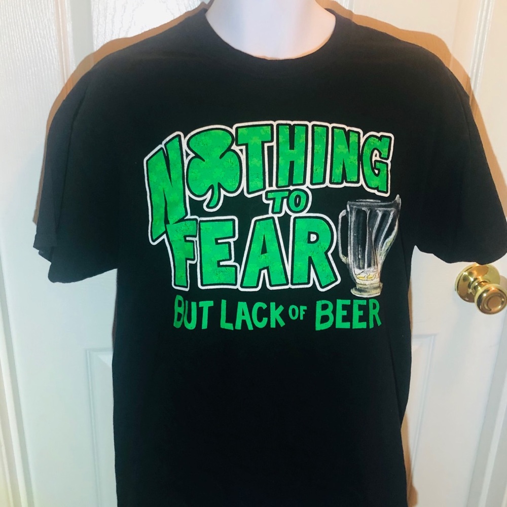 Black Beer Shirt (Classic Saying). Bin 5